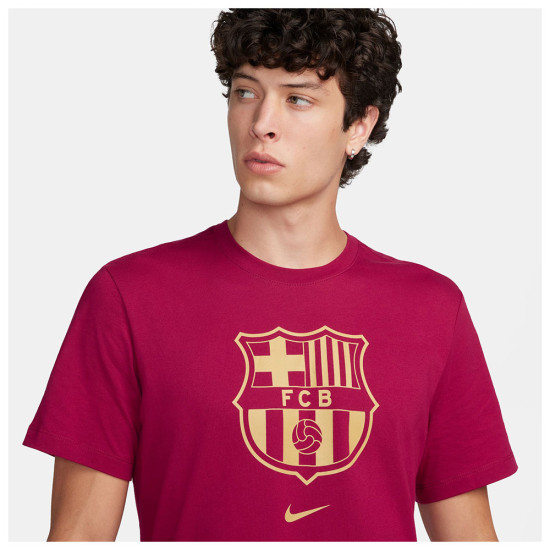 Nike Ανδρική κοντομάνικη μπλούζα FC Barcelona M NK Crest Tee Nike Ανδρική κοντομάνικη μπλούζα FC Barcelona M NK Crest Tee